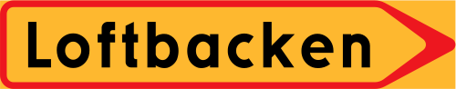 Vägvisare, enskild väg
